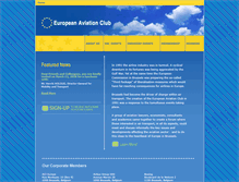 Tablet Screenshot of europeanaviationclub.com